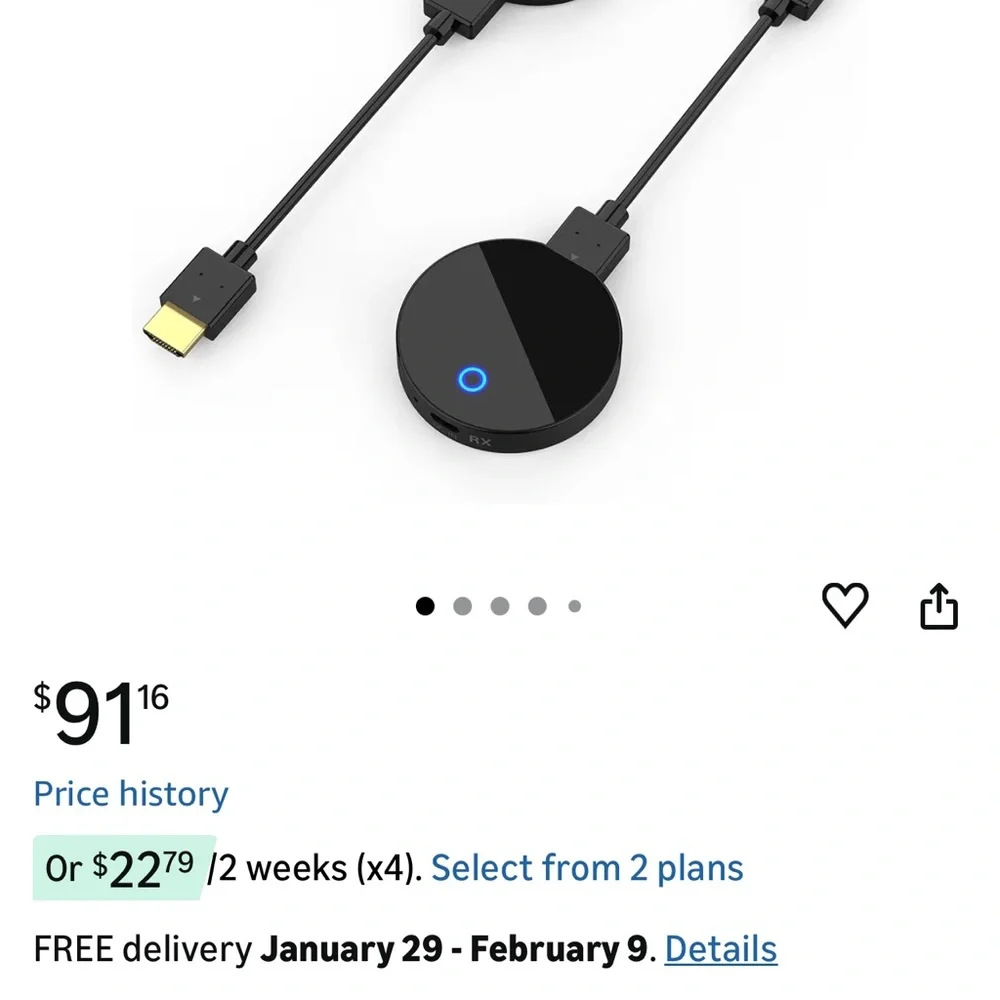 Wireless HD Extender with HDMI Output